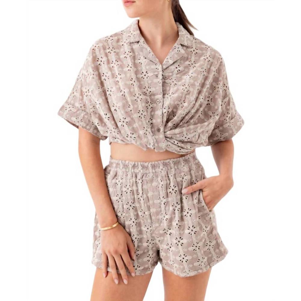 NEW SUNDAYS korey shirt in stone